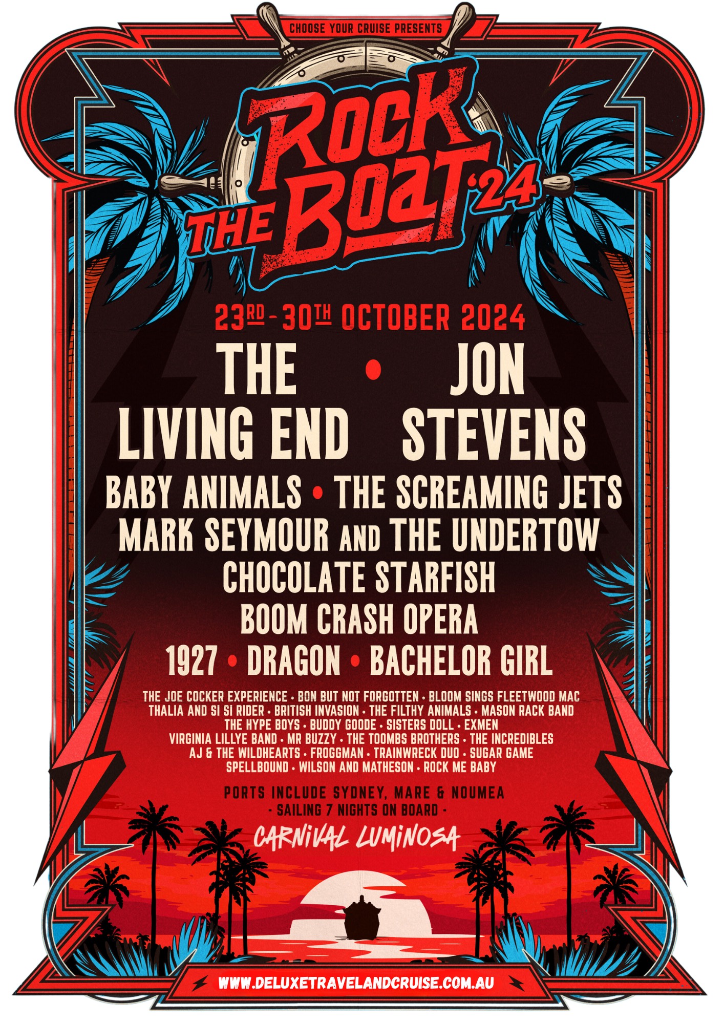 Rock the Boat 2024 Lineup